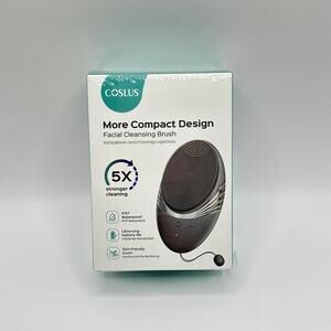 COSLUS Facial Cleansing Brush Face Scrubber : Portable Silicone Waterproof Recha